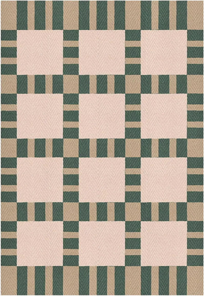 Green Tartan Jute