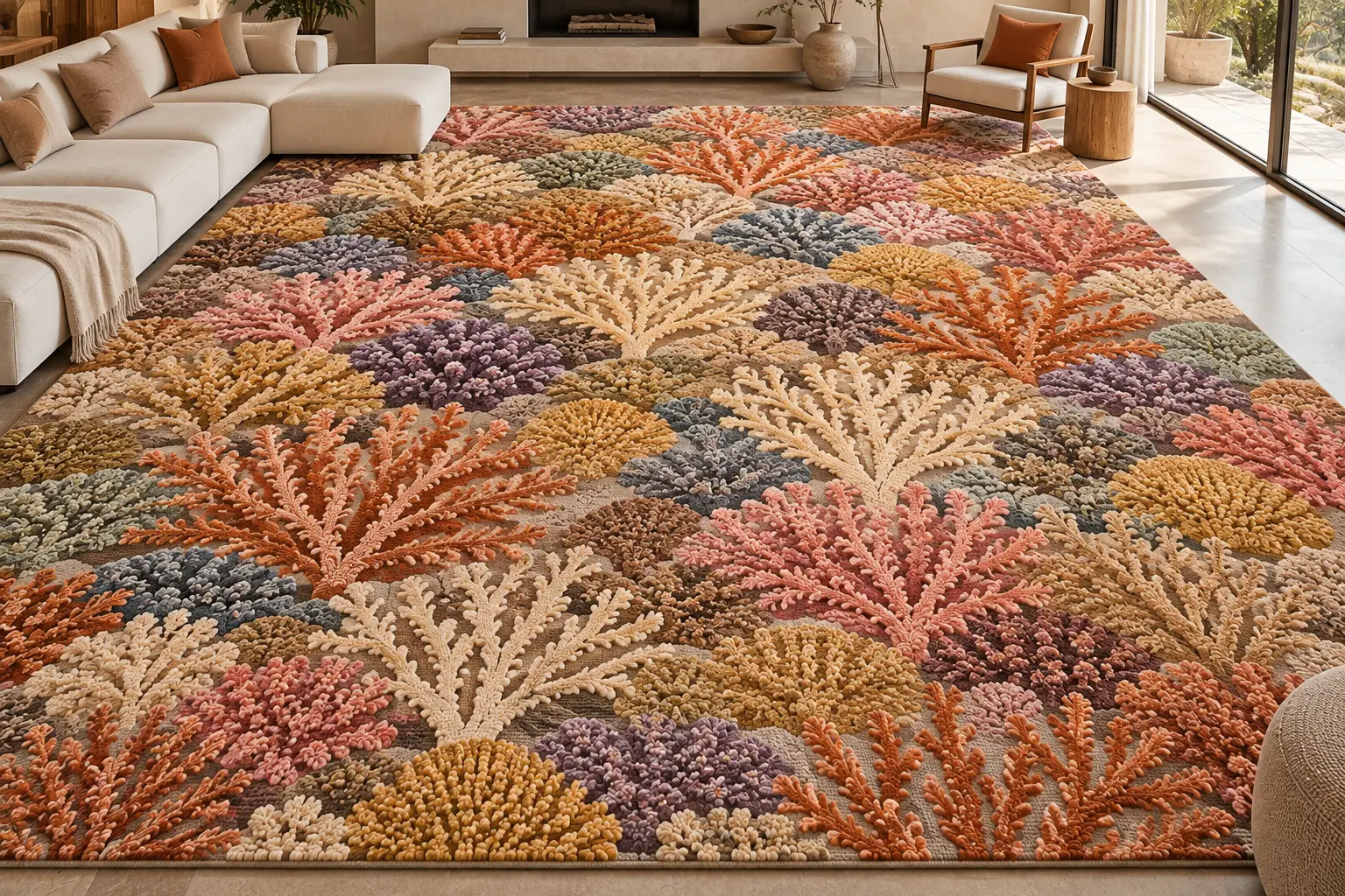 Made into a rug